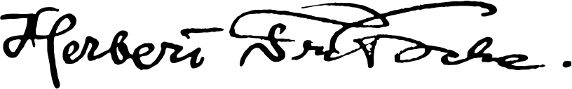 Herbert Fritsche Unterschrift